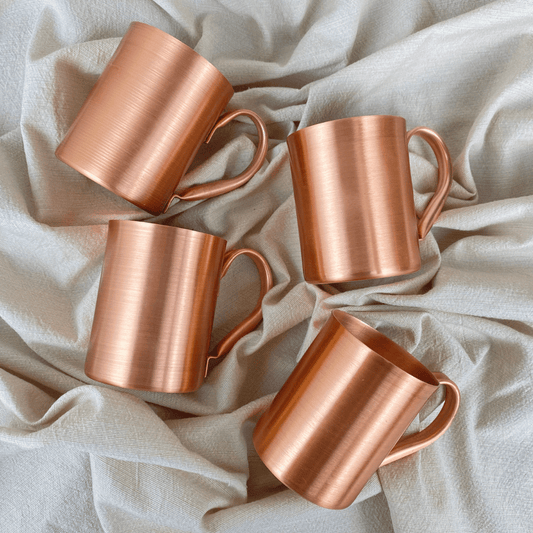 4-Pack 14oz Copper Mug